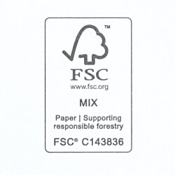 a white rectangular object with a tree and text