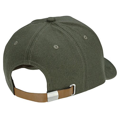 Additional Image 1 - a green hat with a brown band