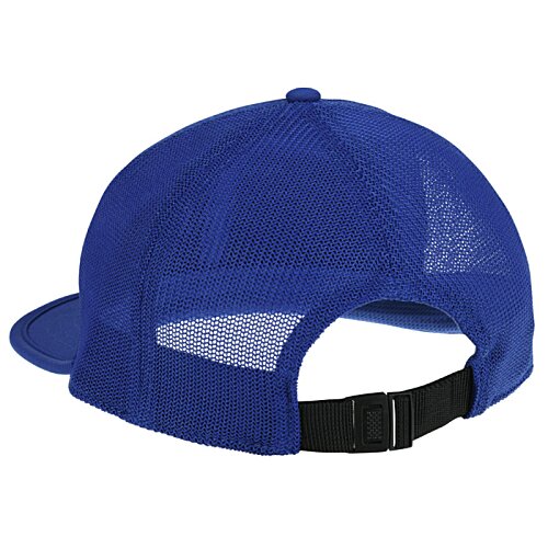 Additional Image 1 - a blue hat with a black strap
