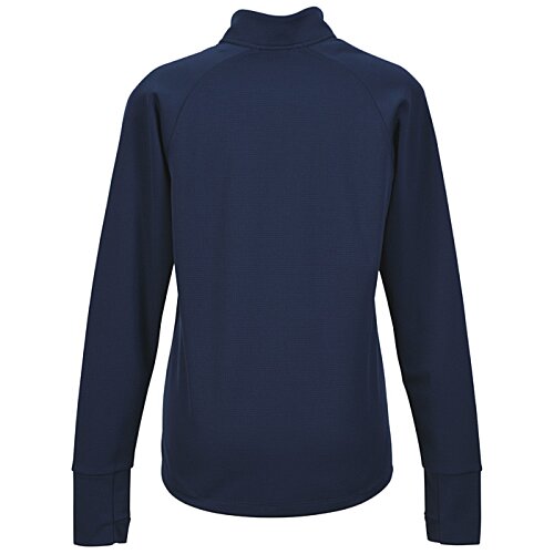 Additional Image 1 - a blue long sleeved shirt