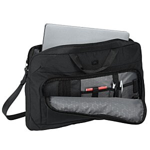 Additional Image 3 - a black bag with a grey laptop inside