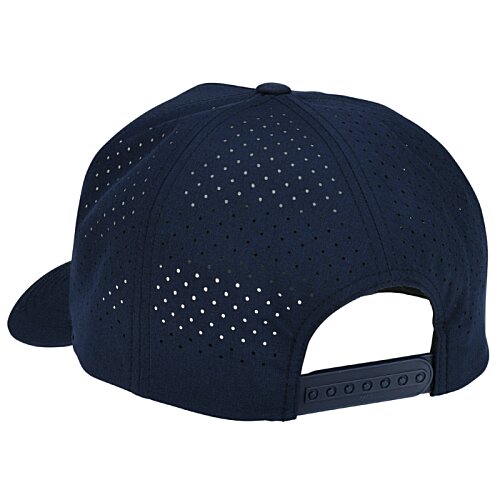Additional Image 1 - a black hat with a hole in the back