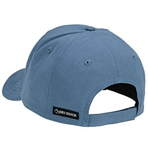 Additional Image 1 - a blue hat with a black logo