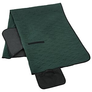 Additional Image 2 - a folded green and black cloth