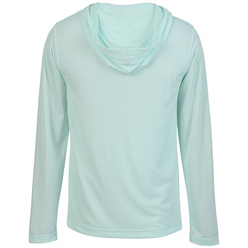 Additional Image 1 - a long sleeved light blue shirt
