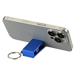 a device with a keychain attached to it
