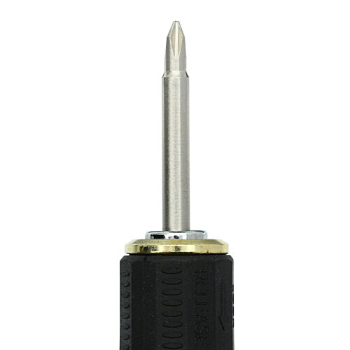 Additional Image 9 - a close up of a black and silver tip