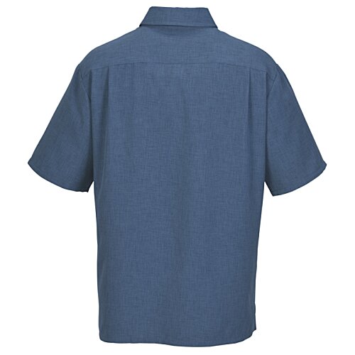 Additional Image 1 - a blue shirt with a short sleeve