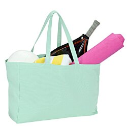 a bag with food items in it