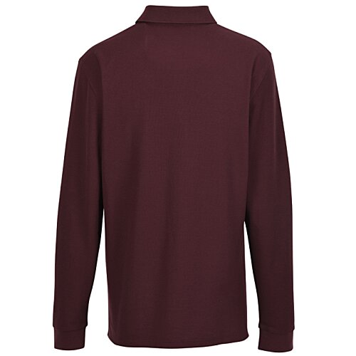 Additional Image 1 - a long sleeved maroon shirt