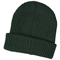 a black beanie with a white background