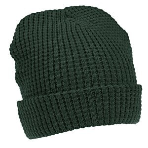 Additional Image 1 - a black knit hat on a white background