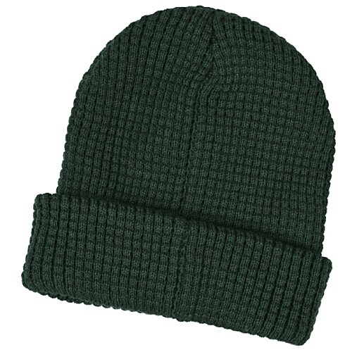 Additional Image 2 - a black beanie with a white background