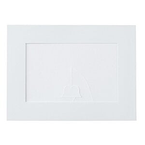 Additional Image 1 - a white rectangular frame with a hole in the middle