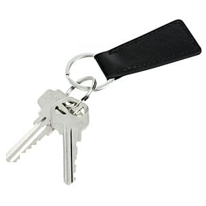 Additional Image 2 - a key chain with a black handle