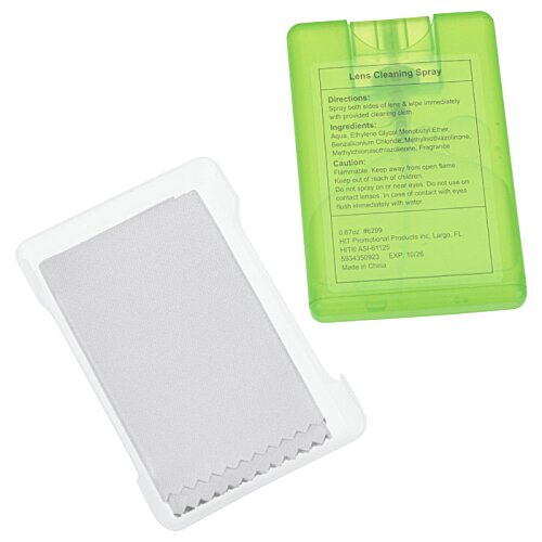 Additional Image 1 - a green and white plastic card