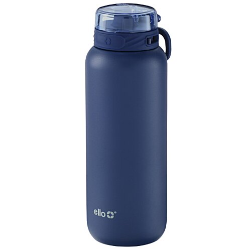 Additional Image 2 - a blue water bottle with a blue lid