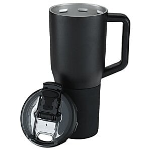Additional Image 3 - a black coffee mug with a handle