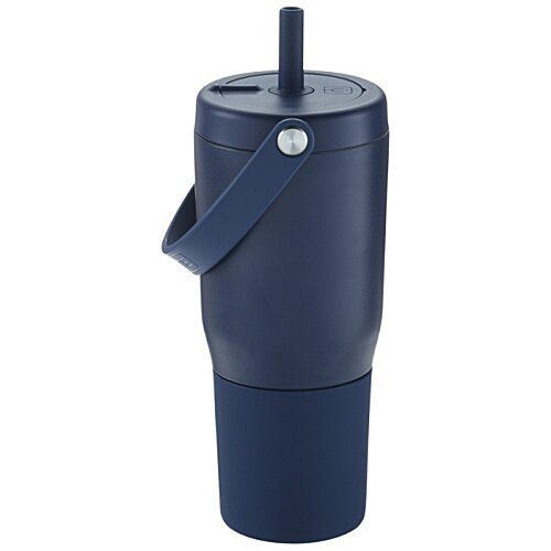 Additional Image 2 - a blue plastic cup with a straw