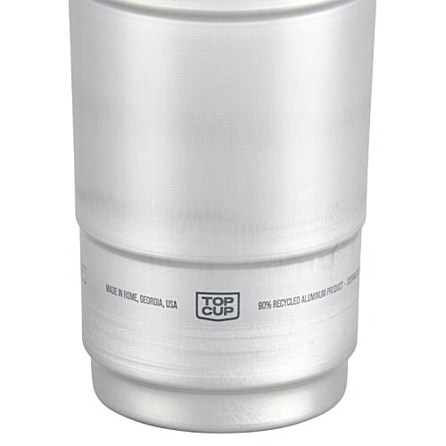 Additional Image 1 - a silver cup with a white background