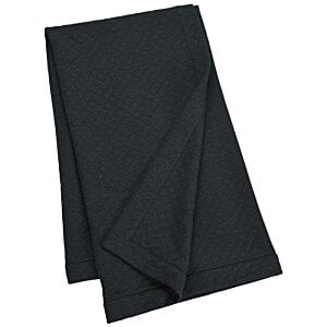 Additional Image 3 - a folded black napkin on a white background