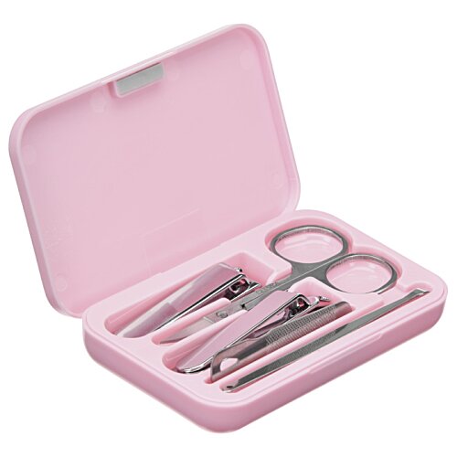 Additional Image 3 - a pink manicure set