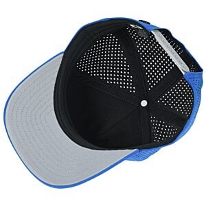 Additional Image 2 - a blue and black hat