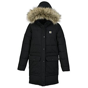 Additional Image 1 - a black coat with a fur hood