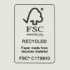Additional Thumbnail Image 4 - a white recycle sign with black text