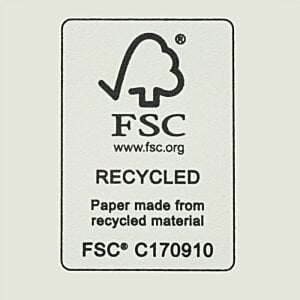 Additional Image 4 - a white recycle sign with black text