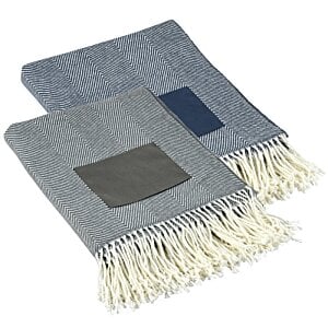 Additional Image 3 - a pair of blankets with fringes