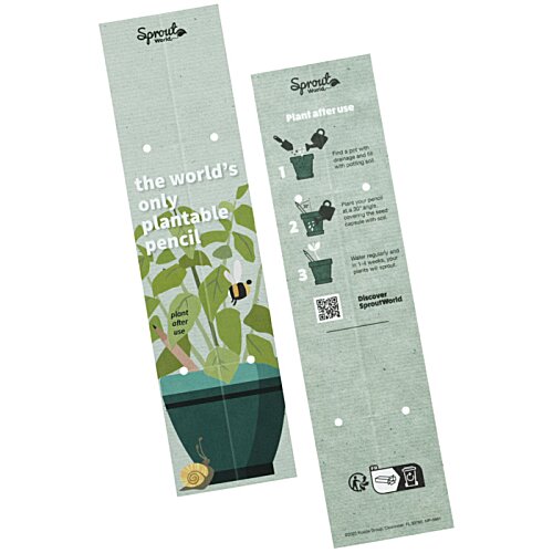 Additional Image 2 - a bookmark with a picture of a plant