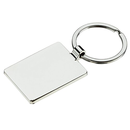 Additional Image 1 - a white square key chain