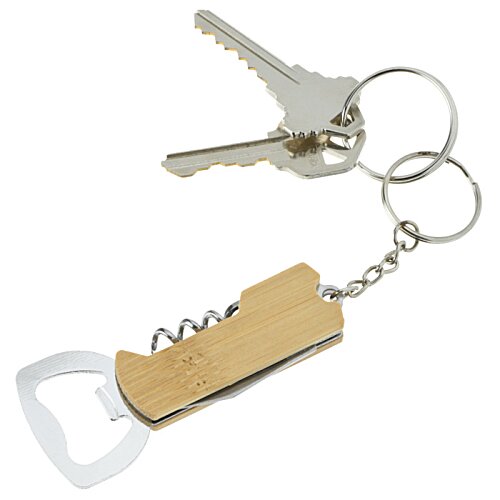 Additional Image 3 - a bottle opener with a wooden handle