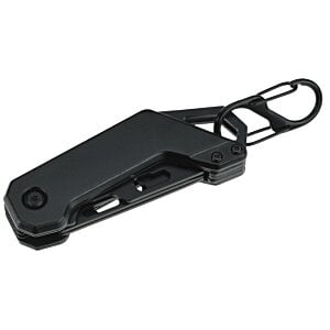 Additional Image 1 - a black pocket knife with a hook