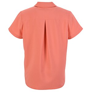 Additional Image 1 - a back of a pink shirt