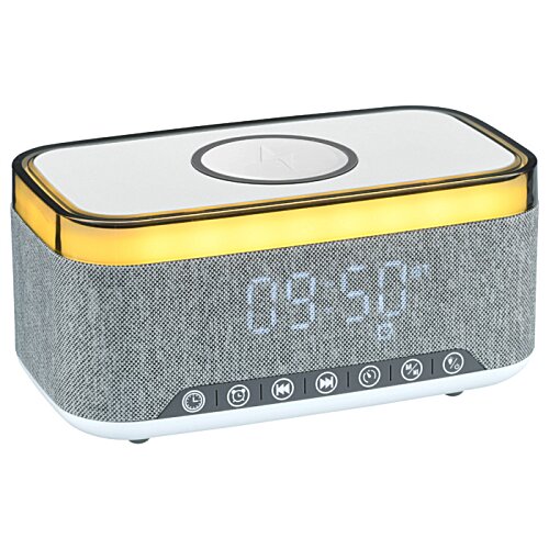 Additional Image 8 - a digital clock with a yellow and grey surface