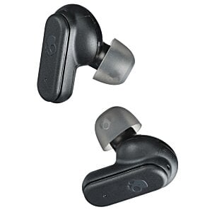 Additional Image 5 - a pair of black earbuds
