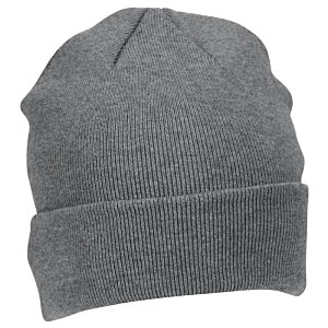 Additional Image 1 - a grey beanie with a white background
