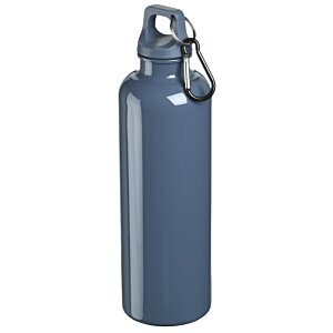 Additional Image 2 - a blue metal bottle with a ring