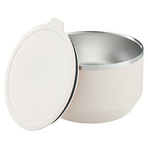 Additional Image 1 - a white and silver pot with a lid