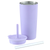 Additional Thumbnail Image 2 - a purple tumbler and straw