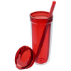 Additional Thumbnail Image 3 - a red plastic cup with a straw