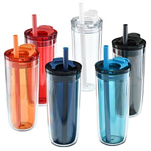 Additional Image 4 - a group of colorful tumblers