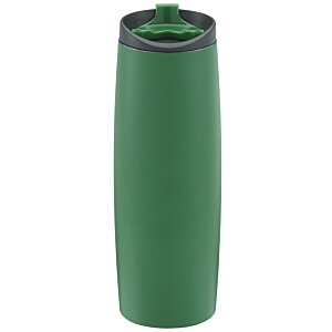 Additional Image 1 - a green tumbler with a black lid