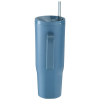 Additional Thumbnail Image 2 - a blue tumbler with a straw