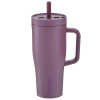 Additional Thumbnail Image 1 - a purple tumbler with a straw