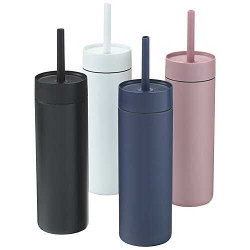 Additional Image 3 - a group of bottles with straws with Willis Tower in the background