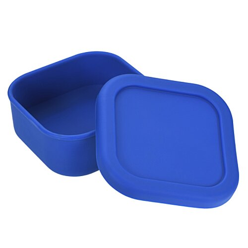 Additional Image 1 - a blue plastic container with a lid