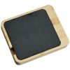 Additional Thumbnail Image 3 - a black square object with a wooden frame